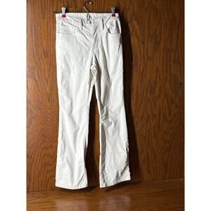 Levi’s 724 High Rise Corduroy Jeans Cream Ivory Size 27 Boot Cut